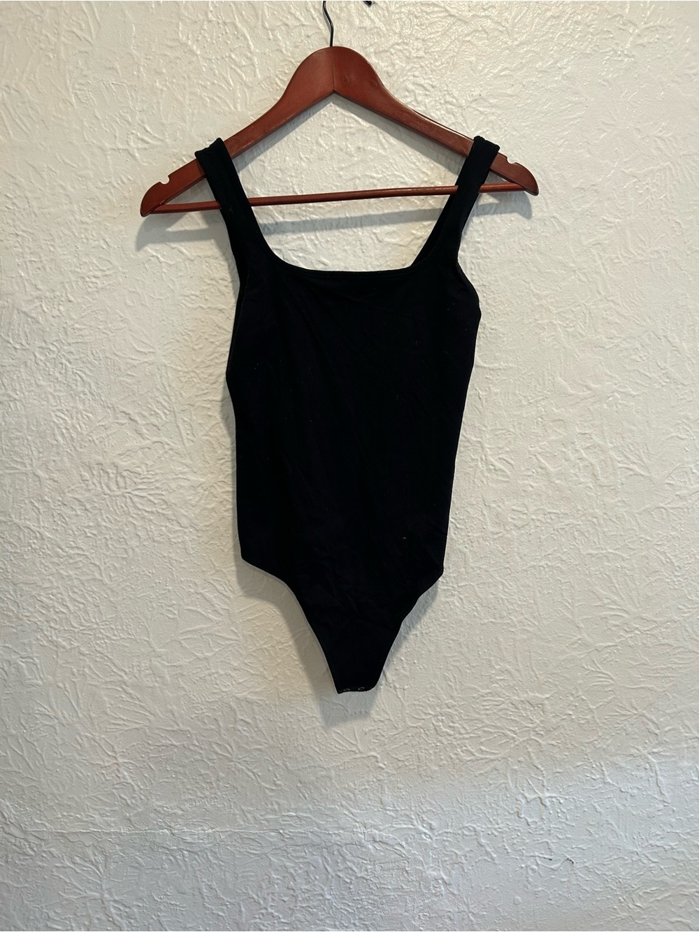 Abercrombie & Fitch Black Scoop-Neck Bodysuit